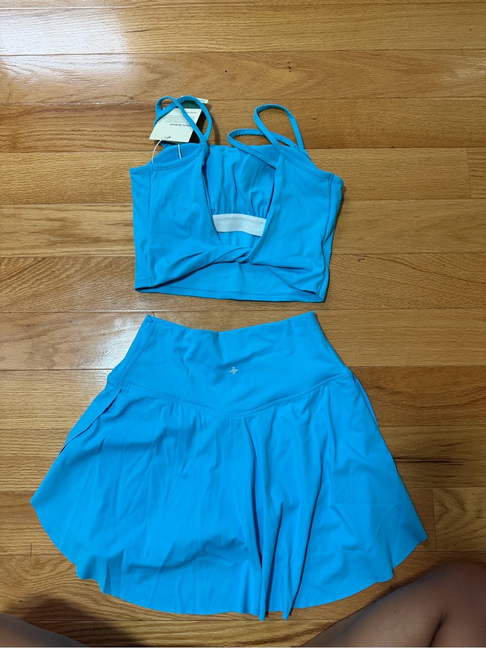 HALARA Bright Blue Active Two-Piece Set Swim Cap - Picture 2 of 3
